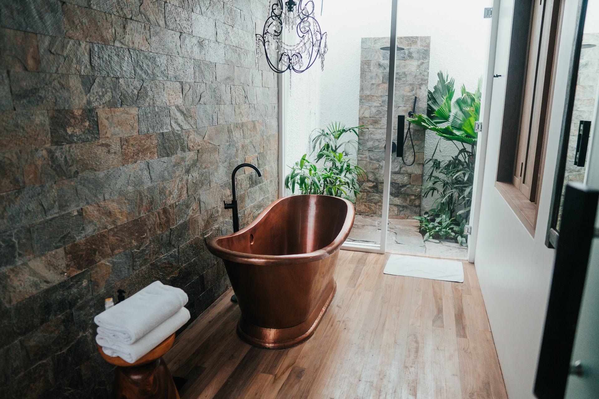 sustainable designer bathroom