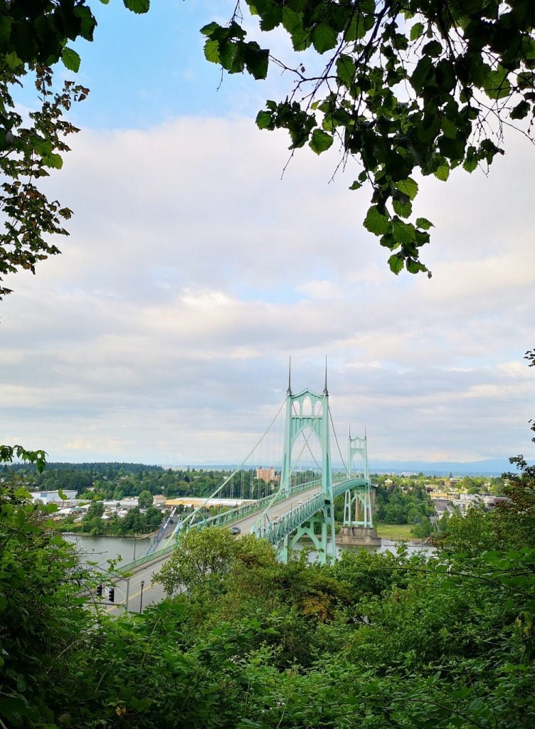 Bridge in Portland, considered The Green City
