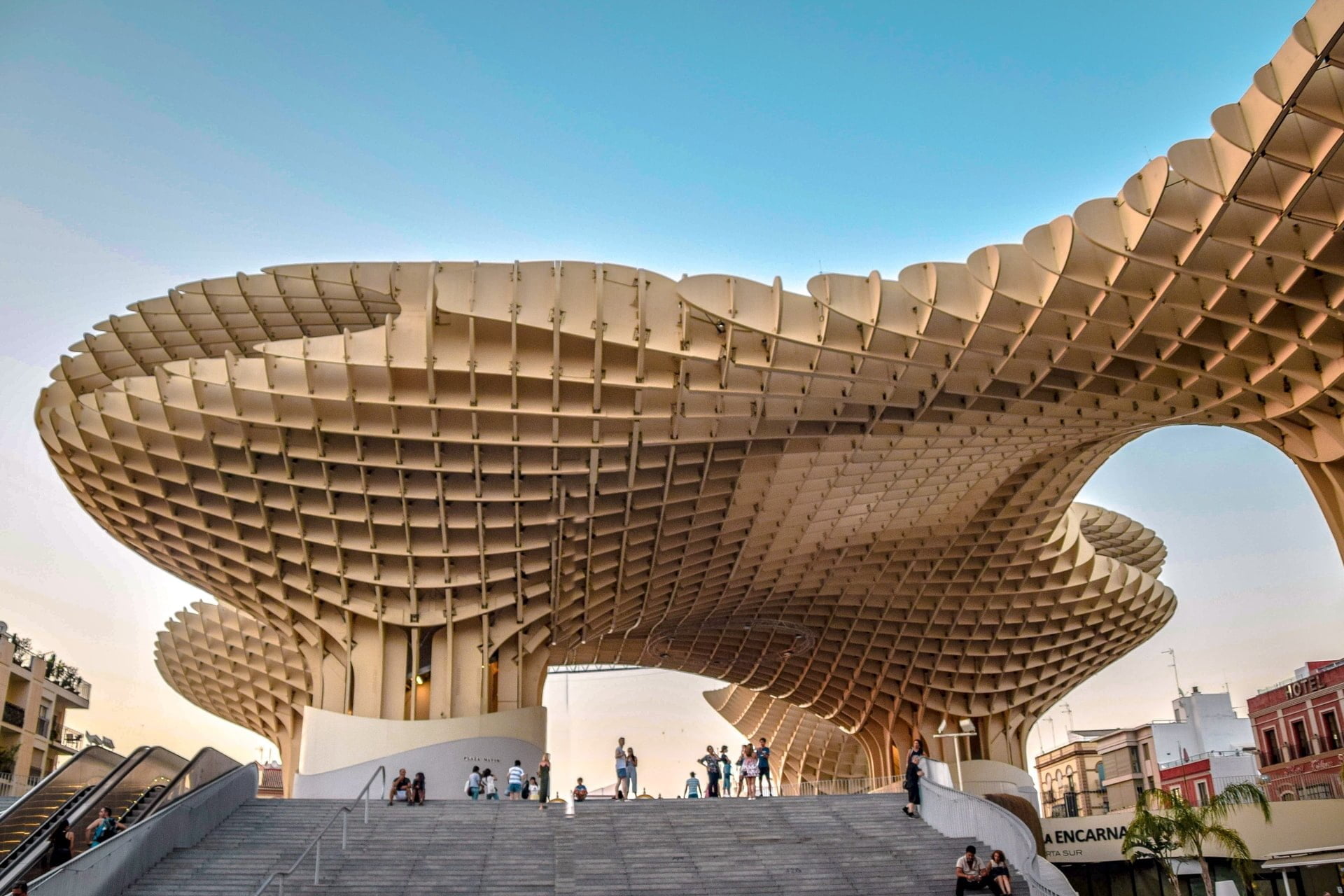 Carbon-Neutral Architecture: Metropol Parasol, Plaza de la Encarnación, Seville, Spain
