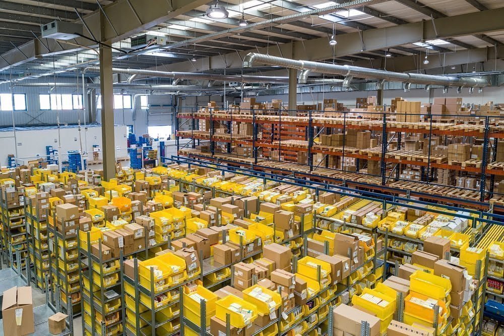 RFID Sustainability: inside a warehouse