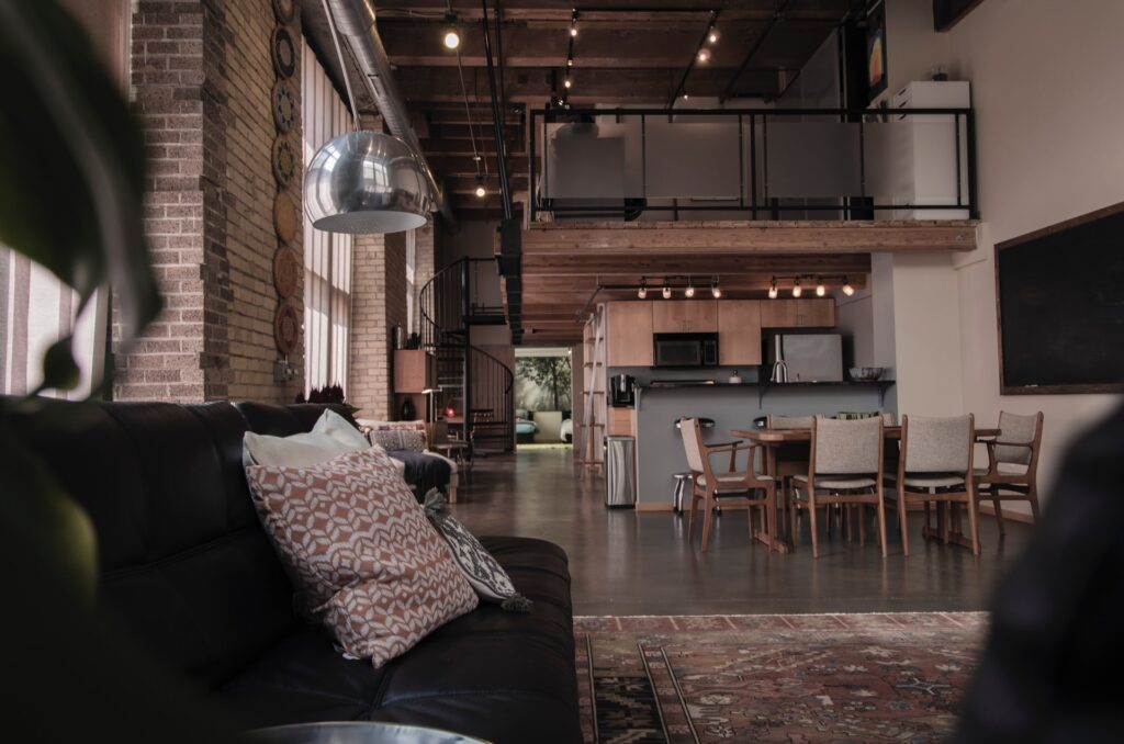 Eco-Friendly Renting: brick walled apartment interior