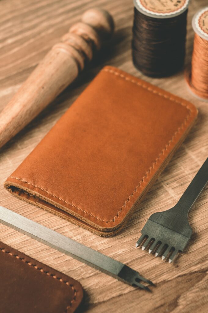 What is "Leatherette"? A leather wallet pouch